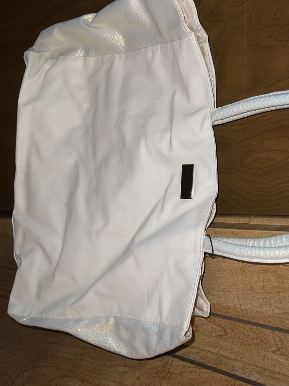 Jimmy Choo white snakeskin Tote Bag - Classic Everyday Handbag